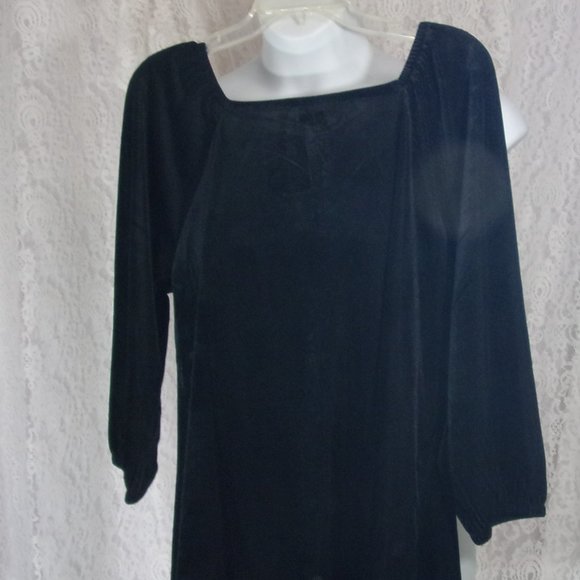 Cato Black Knit Square Neck Plus Top 14/16  NWT - Picture 5 of 6